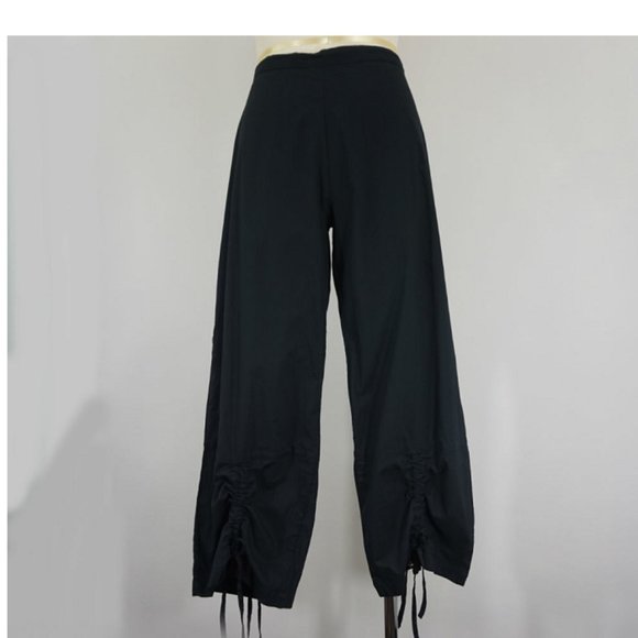 Funky Ruched Tied Up Khaki Check Pants Tulip NWT - Picture 4 of 4